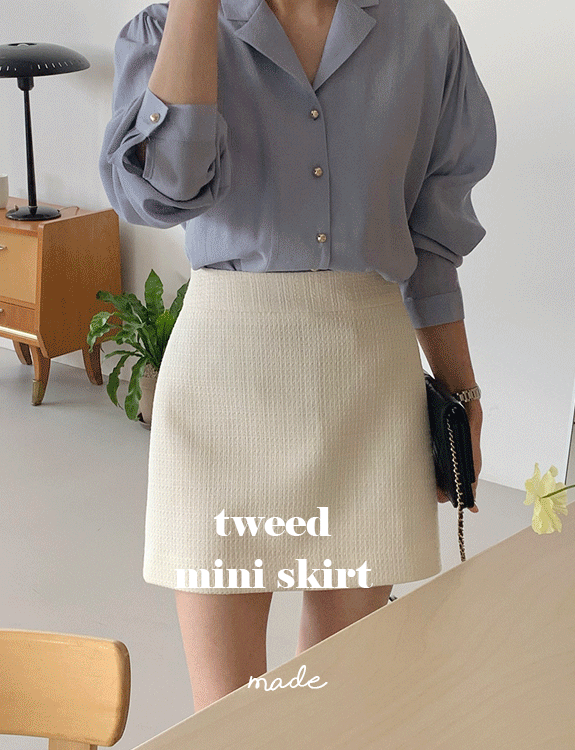 [당일출고]트위드 미니 스커트 - made skirt
