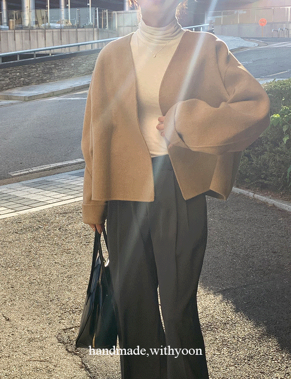 태리 노카라 핸드메이드 jacket (handmade, wool 90%)