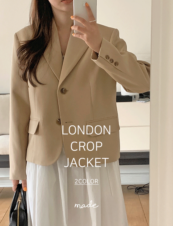 [당일출고]런던 크롭 자켓 - made jacket